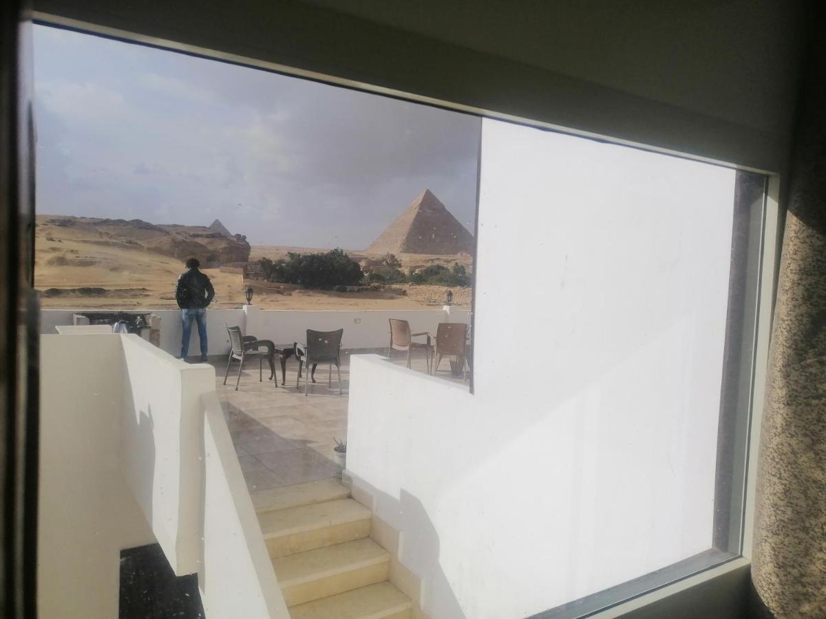 King Khufu Pyramids View Hotel Kafret el-Gabal Rom bilde