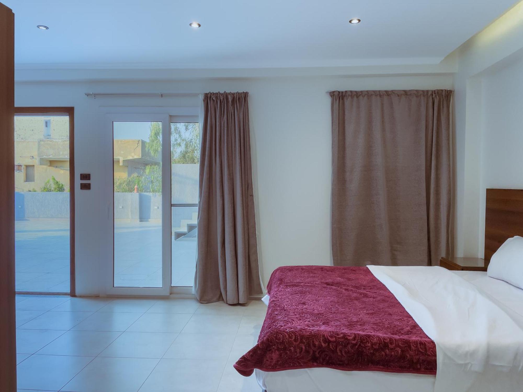 King Khufu Pyramids View Hotel Kafret el-Gabal Rom bilde